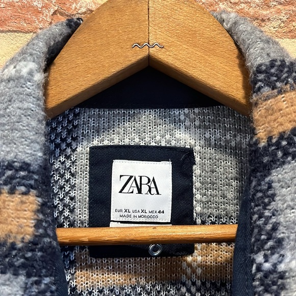 Ultra soft Zara XL Plaid Flannel Overshirt Comfort Fit - Picture 2 of 6